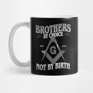 Brothers By Choice Masonic Freemason Mug